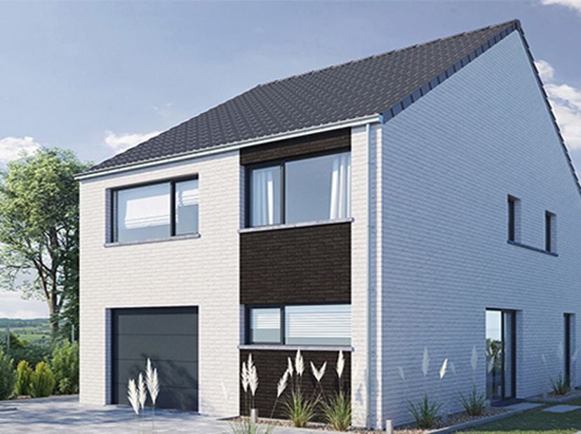 Deze nieuwbouwwoning kan voor u gebouwd worden volgens de meest energiezuinige norm dankzij warmtepomp met vloerverwarming, ventilatie D, driedubbele