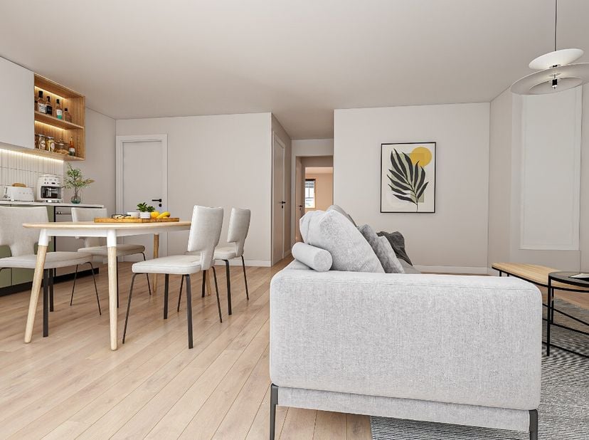 Het agentschap ERA BLUX stelt u dit prachtige nieuwe appartement van 91 m² voor, gelegen in een rustige residentiële wijk van Tenneville, op 20 minute