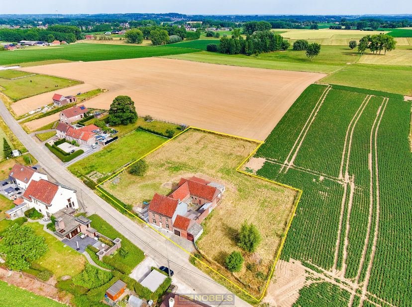 KARAKTERVOLLE HOEVE die wacht op een nieuwe toekomst. Een unieke opportuniteit voor wie op zoek is naar een RENOVATIEPROJECT MET ZIEL, RUIMTE EN HISTO