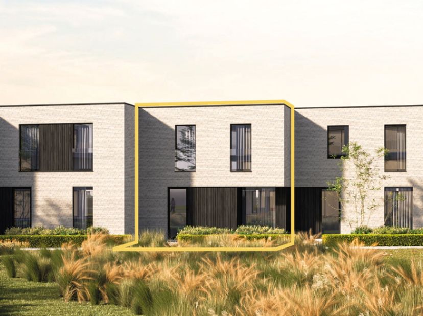 Deze moderne nieuwbouwwoning (lot 13) wordt gerealiseerd in een residentiële omgeving aan een nieuwe invalsweg van de Warandestraat. De woning heeft e