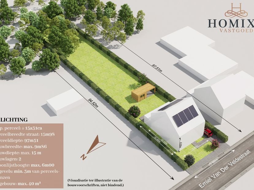 Interesse in dit bouwperceel? Meer info via info@homixx.be of via 016 199 343.&lt;br /&gt;
Op zoek naar een uitstekend bouwperceel in onze eigen regio? Deze