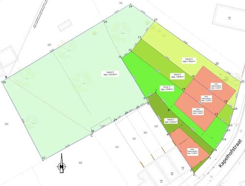                                         Terrain à vendre à Erpe, € 549.000
