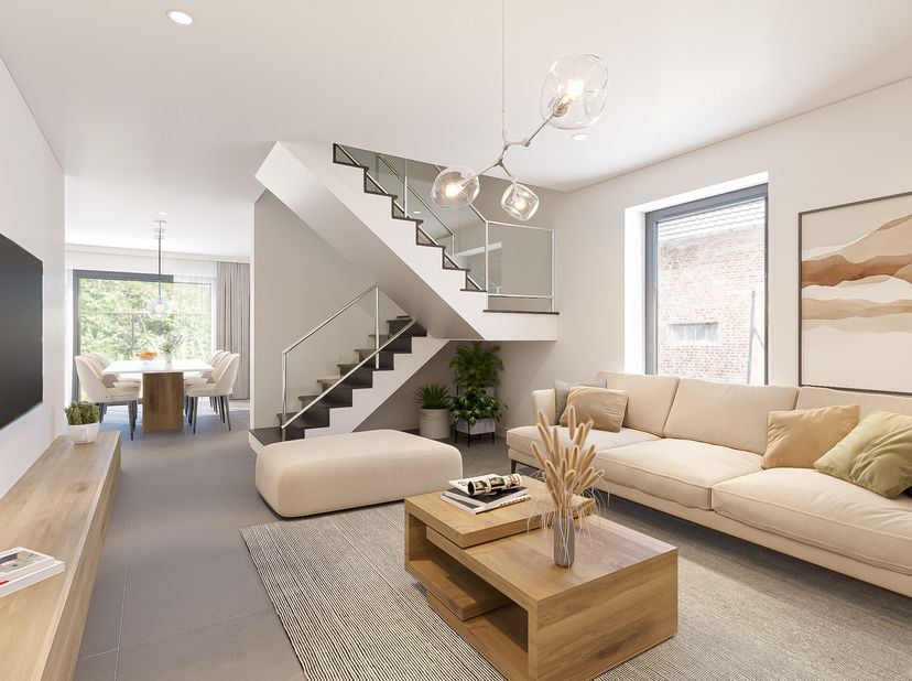 Deze halfopen BEN-woning is gesitueerd op wandelafstand van het centrum van As, met alle praktische voorzieningen zoals banken, scholen en openbaar ve