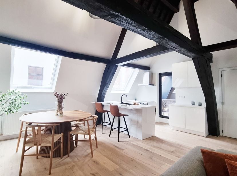 ENERGIEZUINIG APPARTEMENT! Supertof gerenoveerd appartement met respect voor authenticiteit in Residentie Oude Keizer. Het appartement ligt in het har