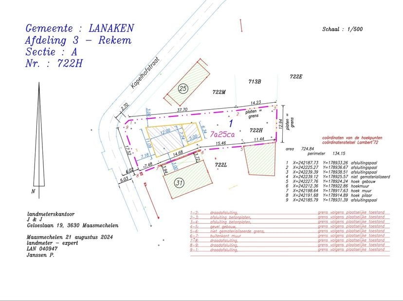 Terrain à vendre
                    à 3621 Rekem