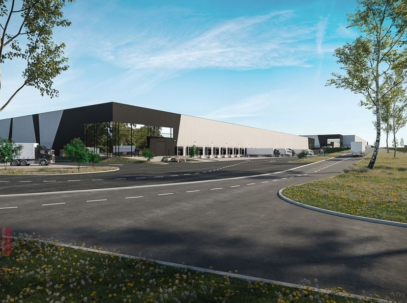 WLP XII Garocentre, situé près de La Louvière, représente un site logistique multimodal innovant en cours de développement par Weerts Logistics Parks.