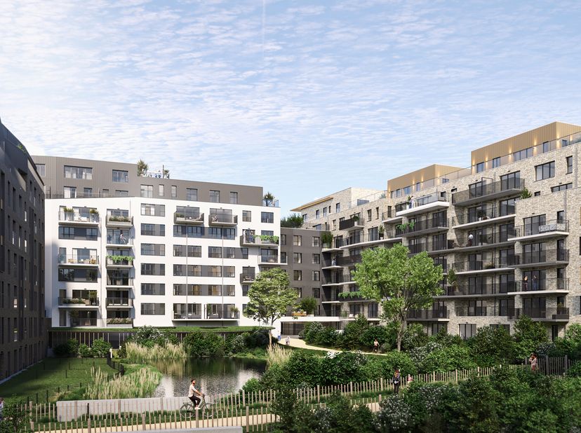 SINT-LAMBRECHTS-WOLUWE, aan de rand van een groene zone en dicht bij alle faciliteiten (winkels, nl/fr scholen, sportvoorzieningen, openbaar vervoer,