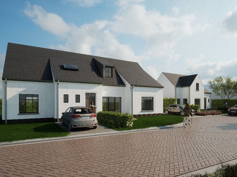 3 belles maisons neuves et modernes à vendre dans le centre de Petegem-aan-de-schelde. Chaque maison est économe en énergie et durable et est construi
