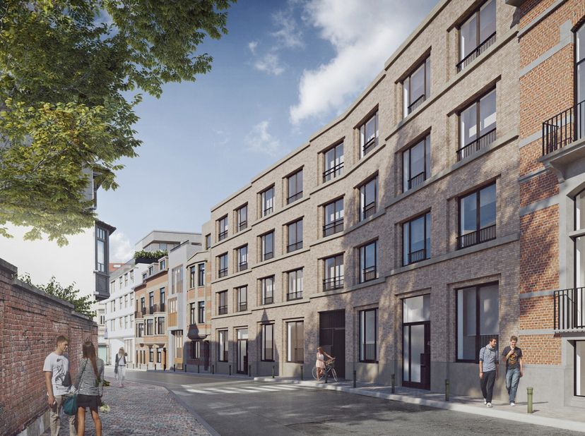 ELSENE - In de zeer gewilde wijk van Begraafplaats van Elsene (VUB, ULB, CHIREC, talrijke winkels en restaurants, trein/tram/bus), prachtige DUPLEX (2