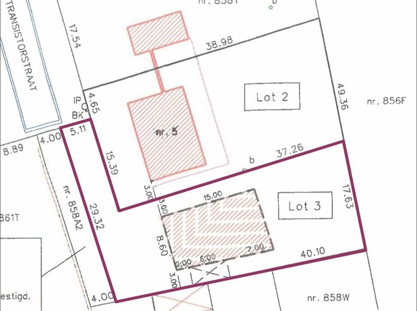 Prachtig gelegen bouwgrond in het centrum van Hamont met oppervlakte van 7a 19ca. De grond is gesitueerd op een TOP-locatie: op het einde van een rust