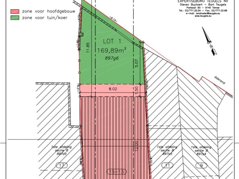 De hoofdfunctie van de grond is eengezinswoning. Appartementen zijn niet toegestaan. Een bescheiden kantoor met dienstenfunctie is toegestaan voor max