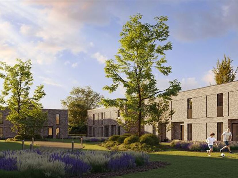 Woonproject Pullaire biedt een harmonieuze mix van twaalf appartementen en twaalf woningen, omgeven door een rustgevend groen binnengebied. In Pullair