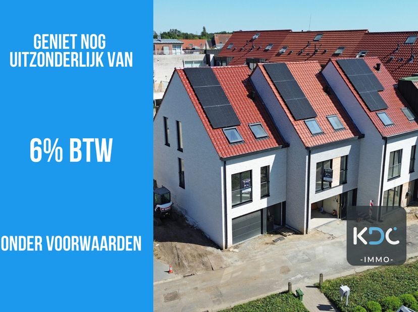 Zeer rustig gelegen nieuwbouwwoning met terras en tuintje in het centrum van Ottenburg.&lt;br /&gt;
Gelijkvloerse verdieping:  inkomhal, garage voor 1 wagen