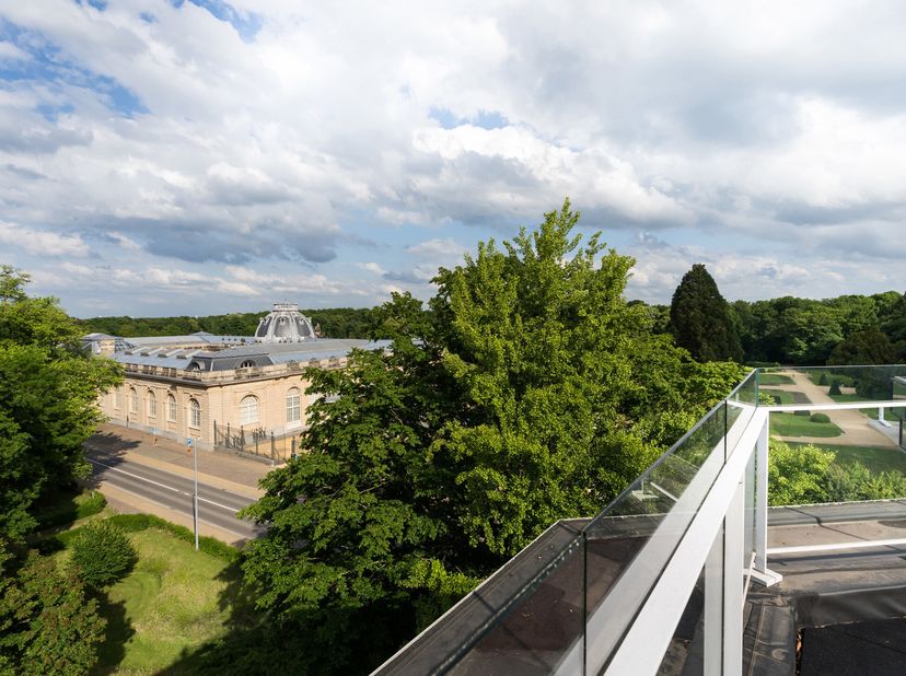 Wezembeek-Oppem/limite Tervuren, avec vue imprenable sur le Palais d&#039;Afrique et le Parc de Tervuren, exceptionnel duplex/penthouse de ± 397 m² bruts (