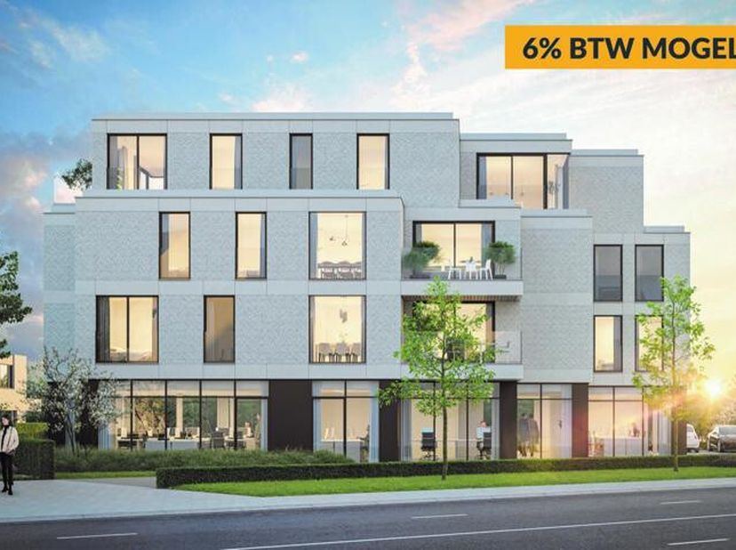Aan het eind van een doodlopende straat -Zuunkouter te Sint-Pieters-Leeuw- stelt Unicas je Zuunveld voor: dat zijn acht appartementen en drie commerci
