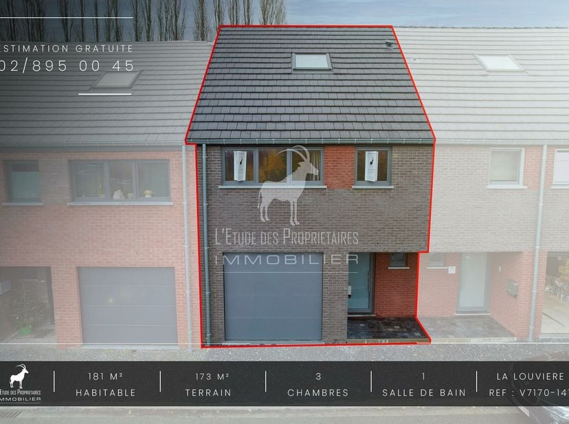 ***SOUS-OPTION***&lt;br /&gt;
Référence agence : v7170-147&lt;br /&gt;
Nous vous proposons cette magnifique construction de 2017 située dans la région de HAINE-SA