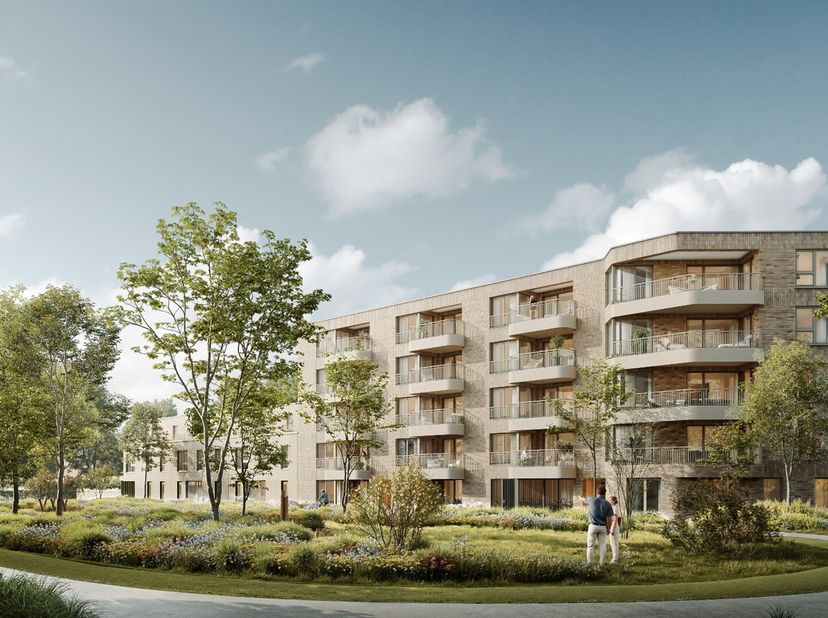 Op zoek naar een stijlvol appartement omringd door groen, maar met de stad altijd dichtbij? Ontdek dit gelijkvloers appartement in Nuvèl, gelegen in e