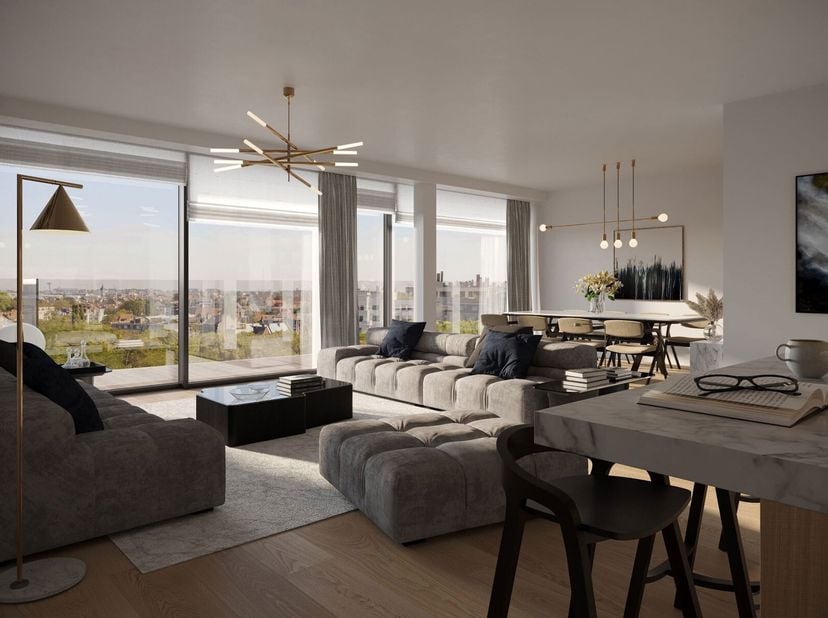 Victoire-Junot nodigt u uit om dit prachtige appartement van 184 m² met 2 terrassen in het project &quot;METROPOLITAN&quot; te ontdekken, gelegen tegenover de p
