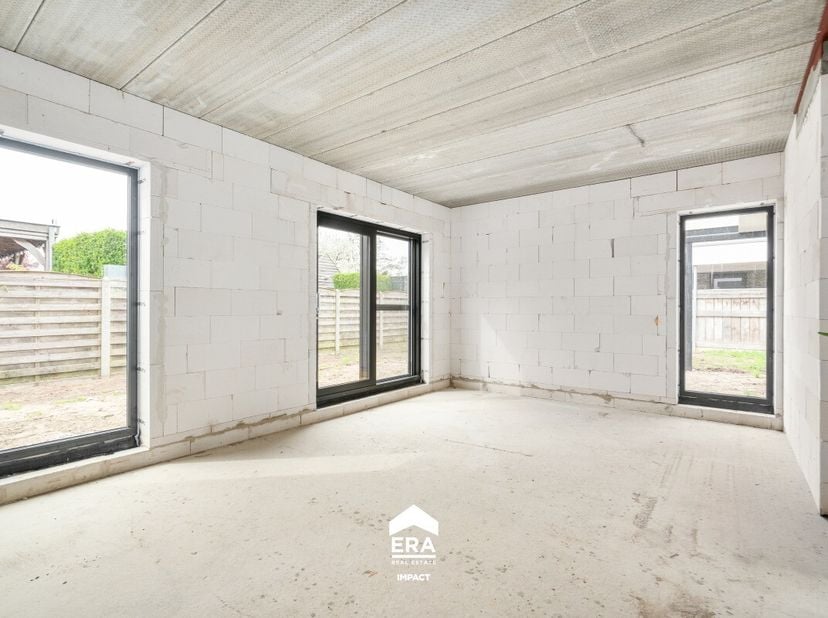 [[ DIT PAND NEEMT DEEL AAN DE ERA OPEN HUIZEN DAG OP 13/6 VAN 14:30 TOT 15:30 ]] Deze moderne halfopen nieuwbouwwoningen worden gerealiseerd in Bree,