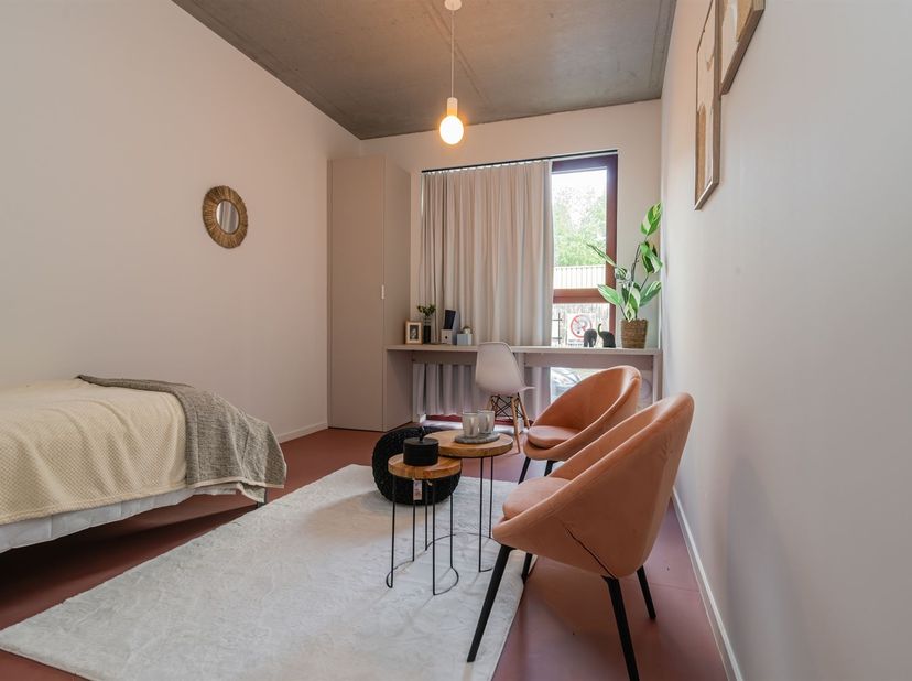 GEMEUBILEERDE STUDENTENKAMER + FITNESS &amp; GEMEENSCHAPPELIJKE TUIN TE ANTWERPEN<br />
<br />
Residentie John Martin is gelegen in de Tulpstraat/Klampe