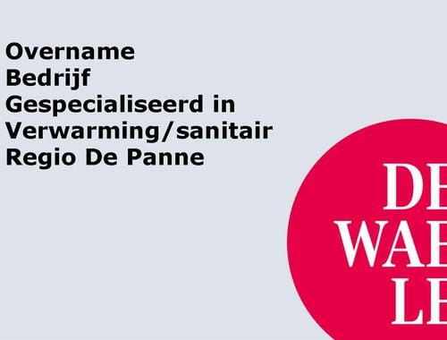                                         Commerce à remettre à De Panne, € 150.000
