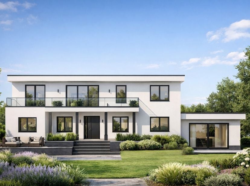Dit perceel bouwgrond  (met uitvoerbare vergunning) vinden we in een rustige, residentiële woonwijk tussen de centra van Kapellen en Heide-Kalmthout,