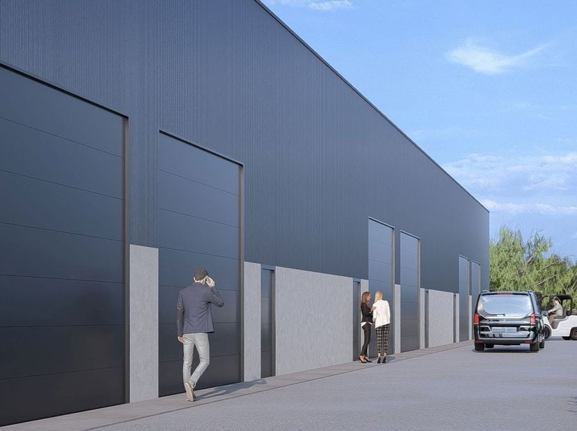 Ontdek dit kwalitatieve nieuwbouw KMO-project met zes bedrijfsunits, strategisch gelegen aan de Schelselei in Aartselaar, op slechts 300 meter van de