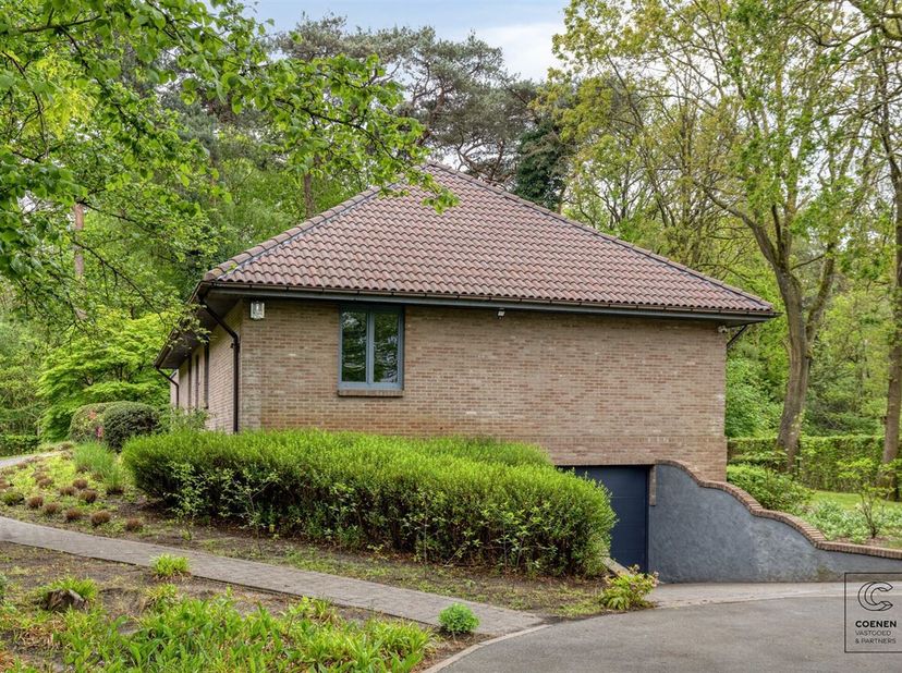 Bij het betreden van deze charmante villa wordt u verwelkomd in een ruime inkomhal met gastentoilet. Vanuit de hal wandelt u door naar de lichtrijke l