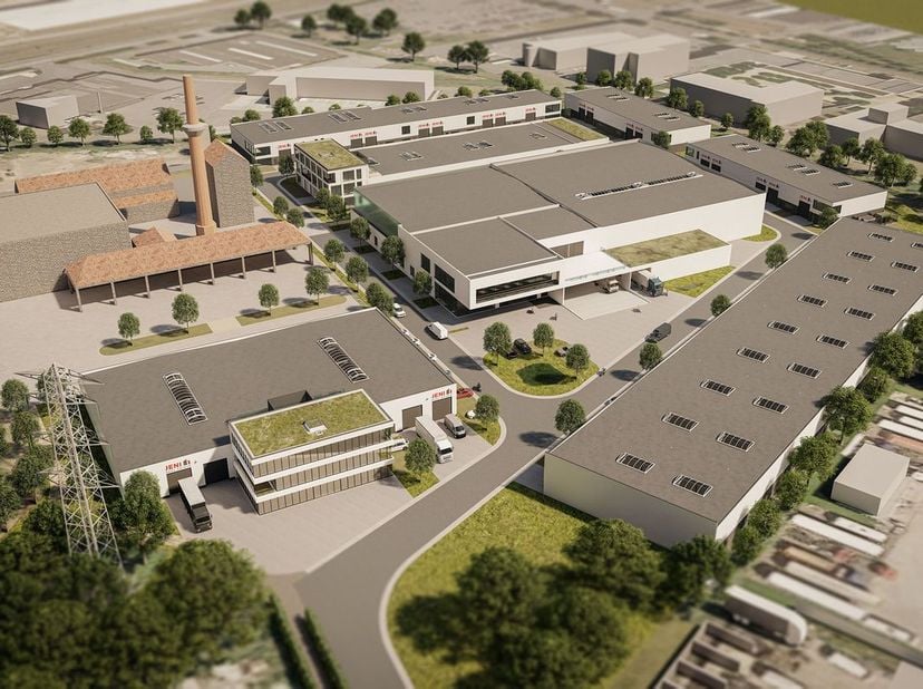 Nieuwbouw KMO-unit met een oppervlakte van 1.047&amp;nbsp; m² met mezzanine van 130 m² en 16 privatieve parkeerplaatsen te koop.<br />
Fantastisch gelegen