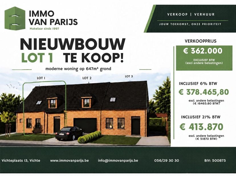 Huis te koop in ,
                    8550 Zwevegem