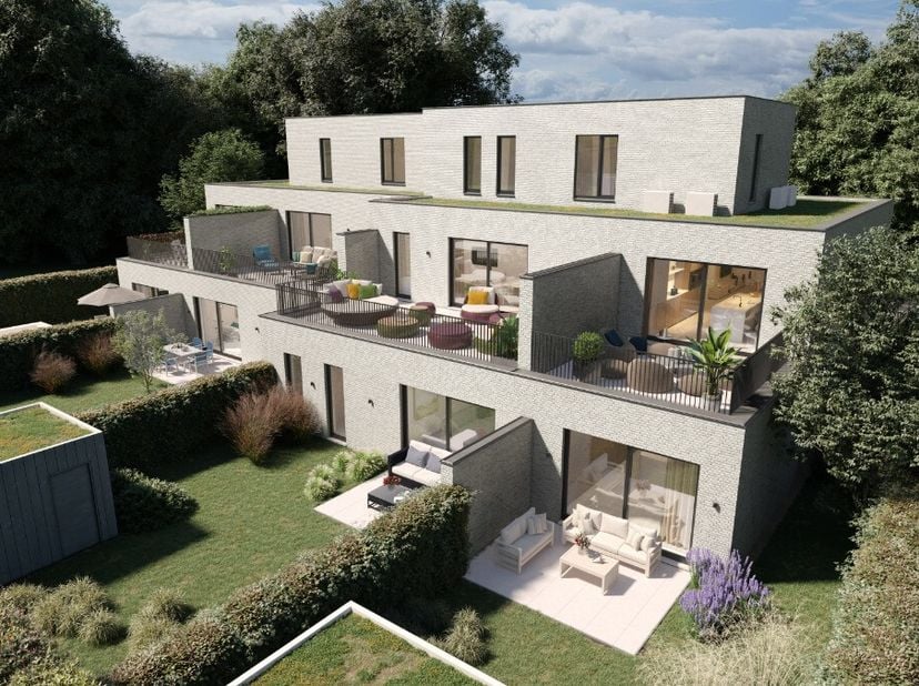 Op een bijzonder gunstige locatie, op korte afstand van het centrum van Opglabbeek en omringd door winkels en diverse voorzieningen, verrijst binnenko