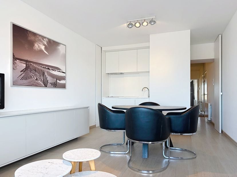 Dit instapklare en gemeubelde appartement, volledig gerenoveerd in 2022, bevindt zich pal aan de Zeedijk van Nieuwpoort.&amp;nbsp;<br />
Het appartement o