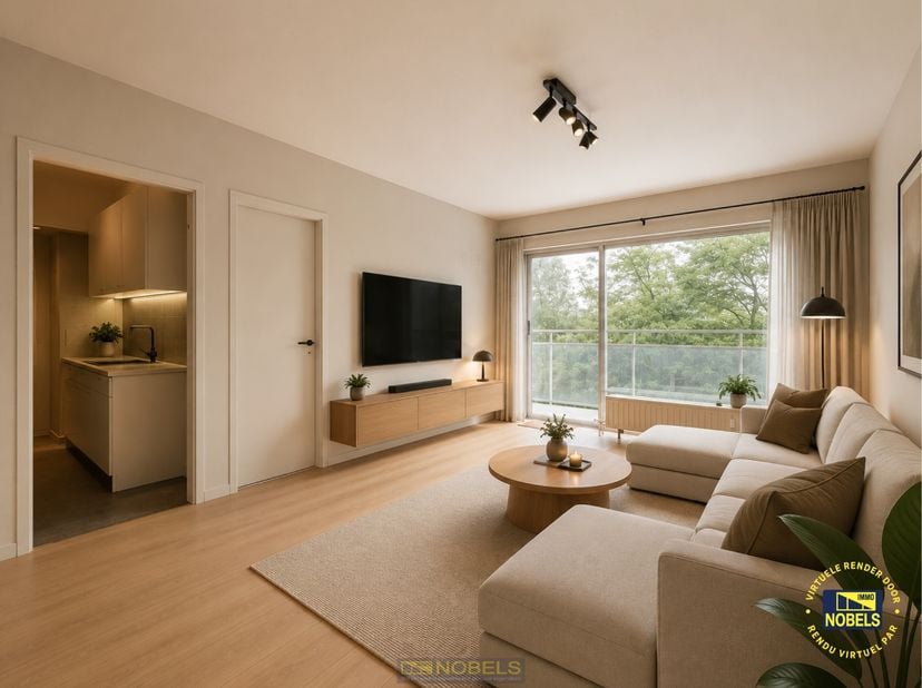 ENERGIEZUINIG APPARTEMENT met 1 slaapkamer, gelegen op een UITERST GUNSTIGE LOCATIE aan de Borsbeeksebrug. Dankzij de VLOTTE VERBINDING met de Antwerp