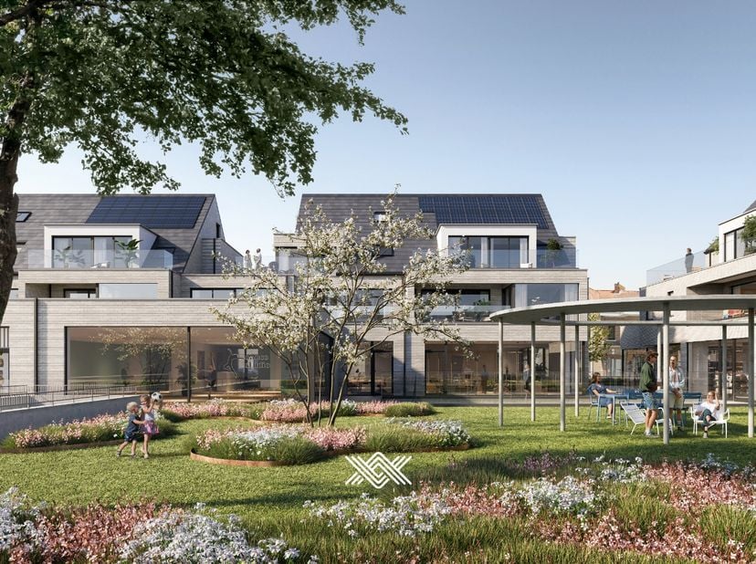 Dit éénslaapkamer appartement van 69 m² is gelegen op het eerste verdiep en beschikt over een lichtrijke eet- en leefruimte, een open keuken, een prak