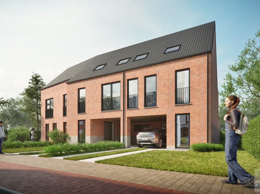 Op een uitstekende locatie te centrum Berlaar bevindt zich dit prachtige kleinschalig nieuwbouwproject bestaande uit 3 nieuwbouwwoningen, 1 HOB en 2 g