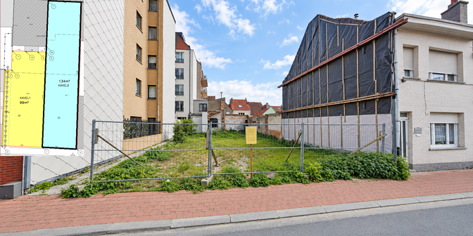 Terrain à vendre à Onderwijsstraat 7, 8301 Heist
