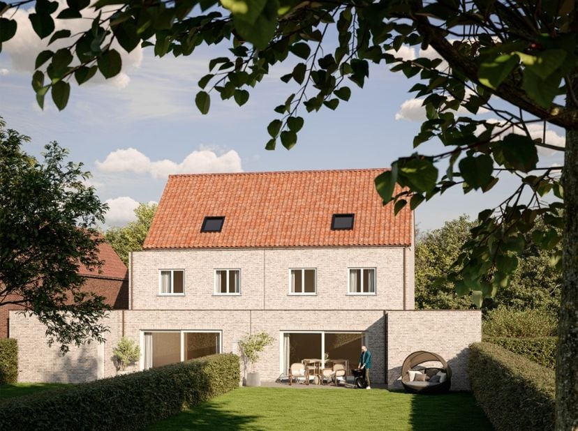 Wij gaan 2 halfopen bebouwingen oprichten die gelegen zijn op een toplocatie in een zeer groene omgeving in Brasschaat. Deze woningen hebben een prach