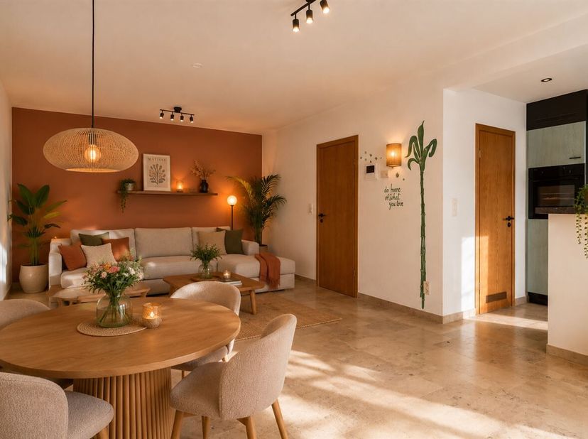 Gelijkvloers app met tuin en garagebox<br />
Ligging<br />
Dit gelijkvloers appartement bevindt zich op een toplocatie vlak bij het Donkmeer in Berlar