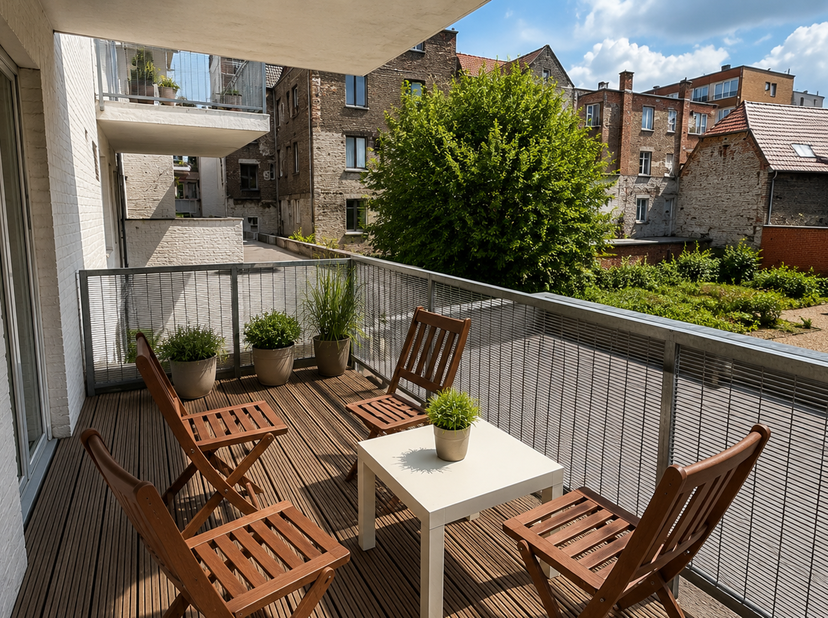 À VENDRE – Situé au Willem de Beersteeg 7, cet appartement lumineux bénéficie d’un emplacement unique au bord de l’eau, en plein cœur de Gand.<br />
P