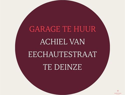                                         Garage te huur in Deinze, € 85
