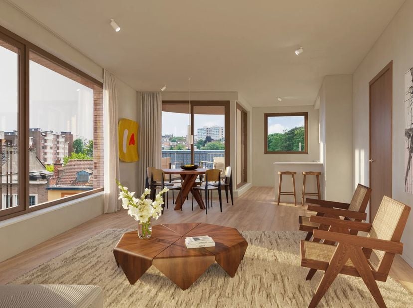 Victoire-Junot presenteert "Faubourg 444", een project bestaande uit 9 appartementen en een mooie winkelruimte (reeds verkocht), die zal in Ukkel op d