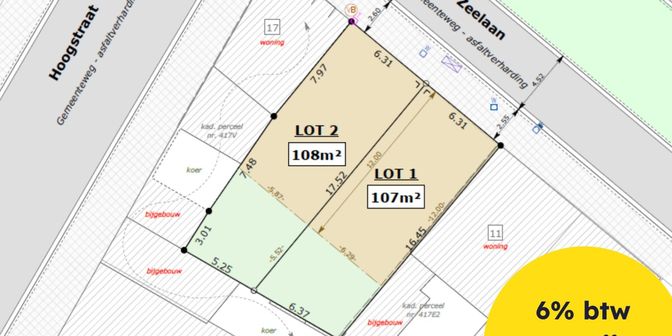Grond te koop in Zeelaan 15 bus lot 2, 8434 Lombardsijde