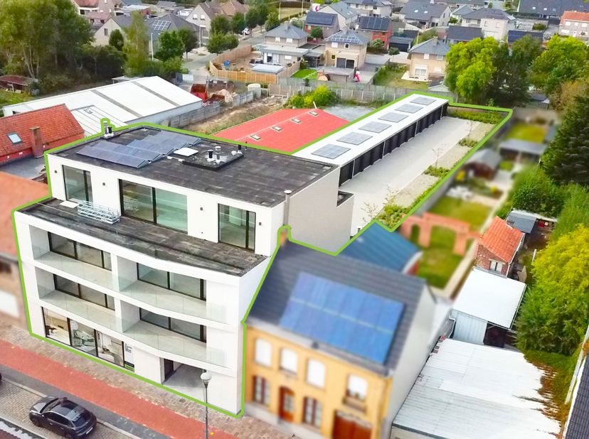 In het centrum van Houthulst bevindt zich deze kleinschalige en stijlvolle residentie met een hoogwaardige afwerking. Het project omvat 6 luxueuze app