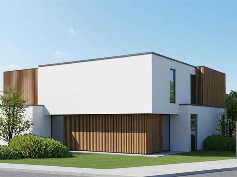 Gezinswoning met tuin tussen Deinze &amp; Waregem – energiezuinig wonen<br />
<br />
Instapklare halfopen nieuwbouwwoning op een rustige ligging in Dent
