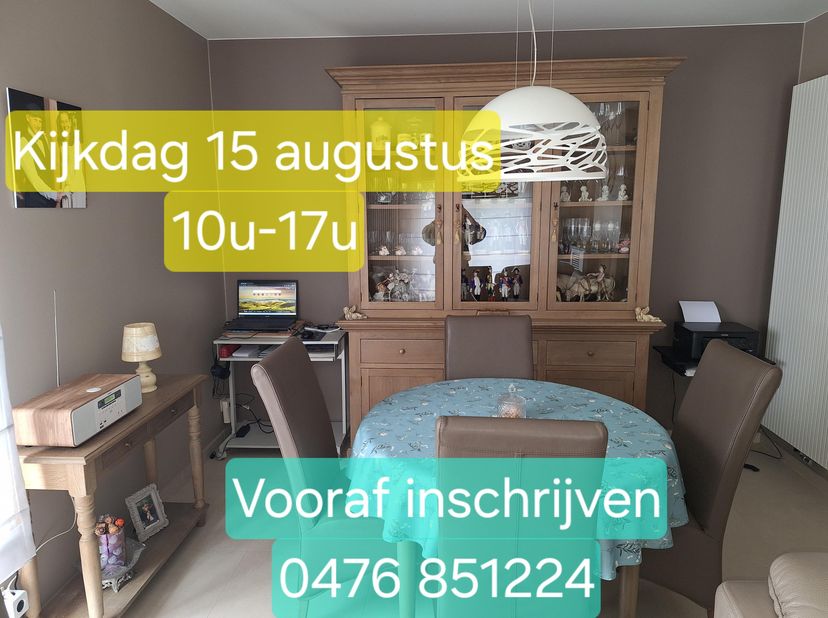 Contact: Wendy VANAF 10u tot 21u op 0476 85 12 24 of <br />
of wendydedapper1@telenet.be  GEEN IMMO<br />
<br />
Prachtige instapklare villa in het re