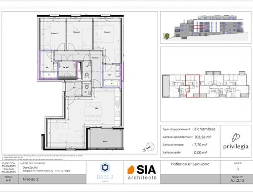                                         Appartement te koop in Glain, € 304.335
