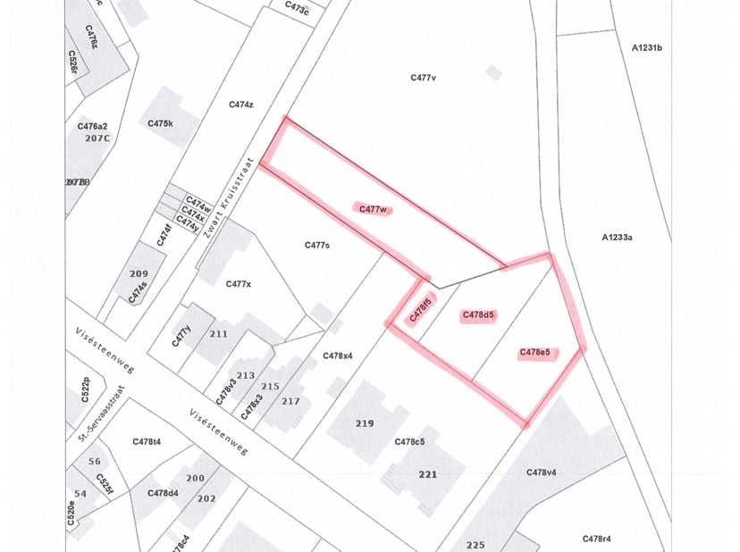 LOT 2: ACHTERGELEGEN GRONDEN IN BLOKVORM -<br />
Vier percelen achtergelegen grond gelegen in agrarische gebied, vrij van pacht en bereikbaar via Zwar