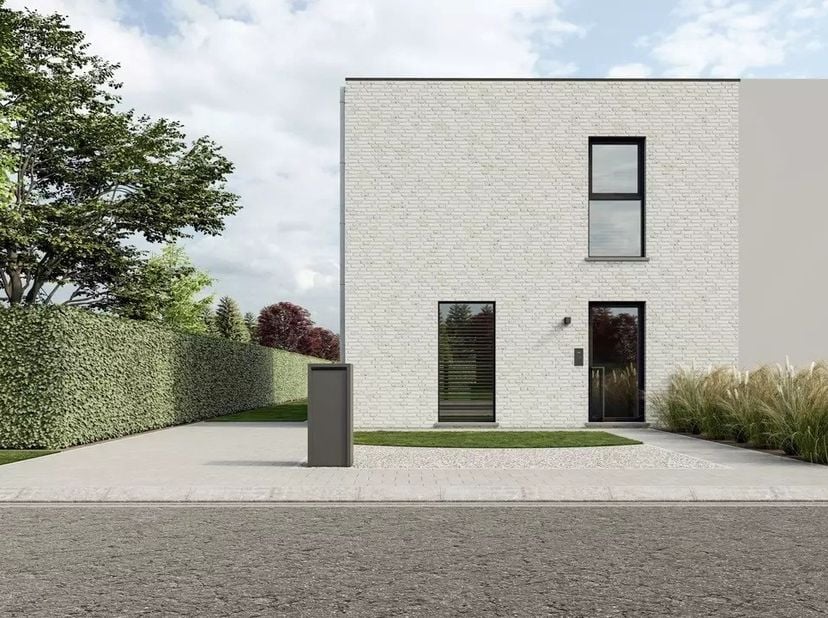 Energiezuinige nieuwbouwwoning met 3 slpks op een perceel van 4a 89ca, rustig gelegen in een residentiële woonwijk, met een vlotte verbinding naar oml