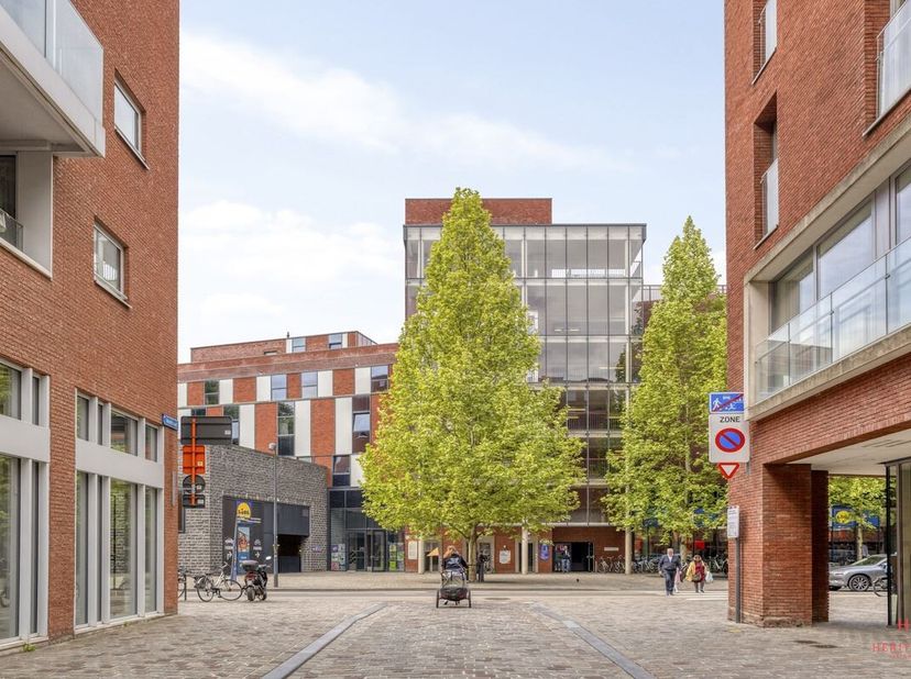 Dit lichtrijke studio ligt op een interessante locatie nabij het centrum en het treinstation van Leuven.<br />
Gelegen op de vijfde verdieping omvat d