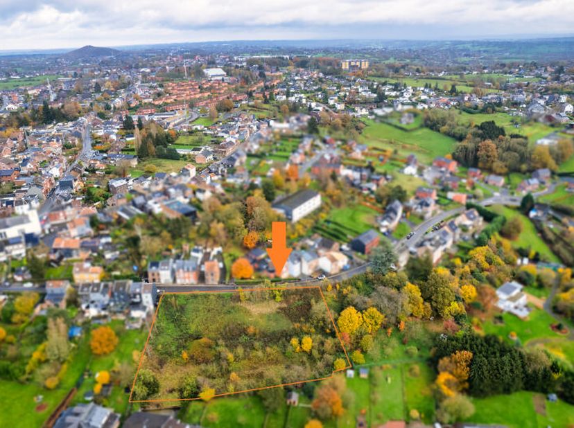 Bien située à Romsée, parcelle de terrain d'environ 4.803 m² en zone d'habitat et en zone d'habitat à caractère rural avec permis obtenu en 2024 pour
